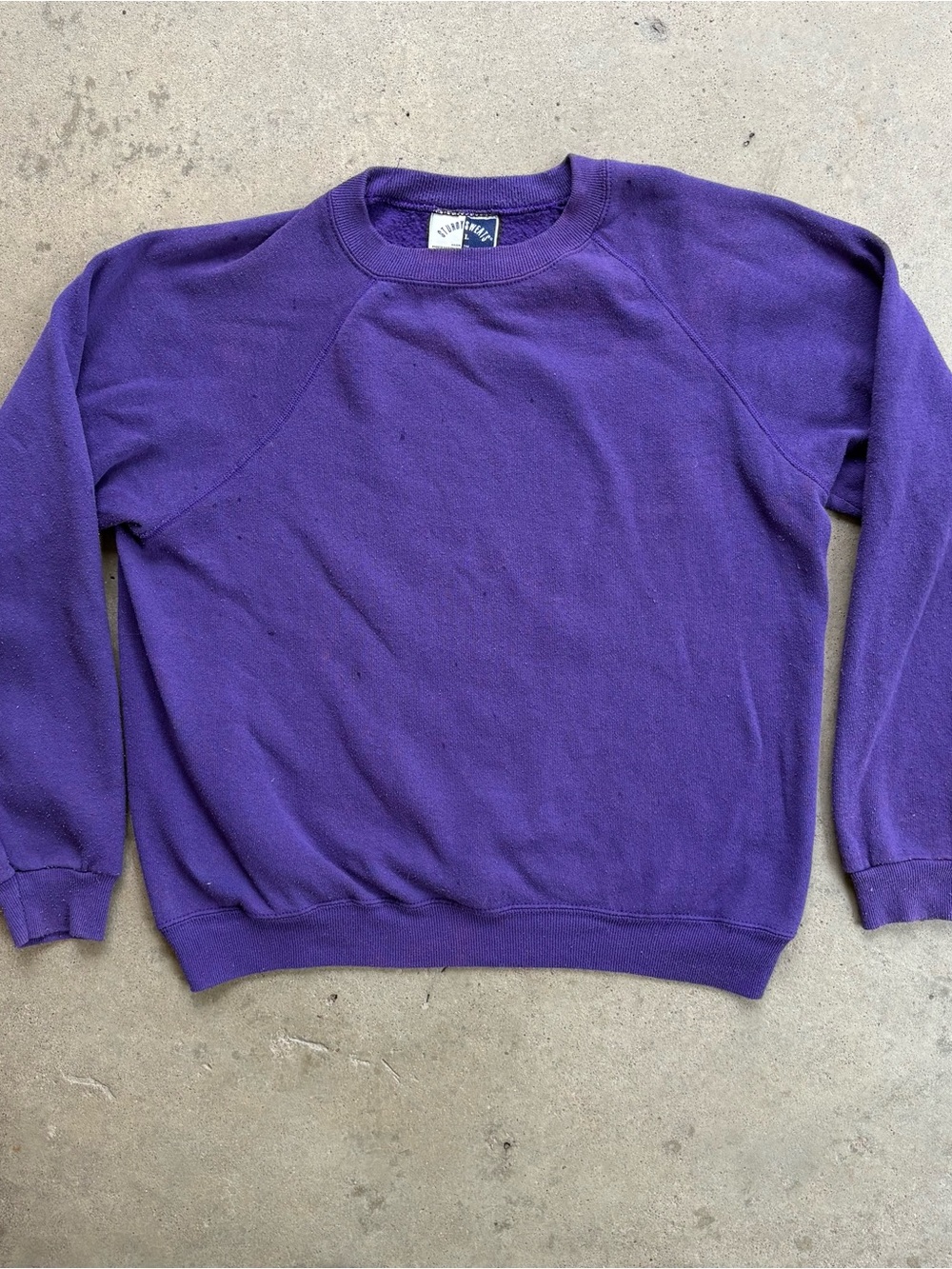Vintage Sturdy Sweats LEE Crewneck Size Large Purple Made in USA